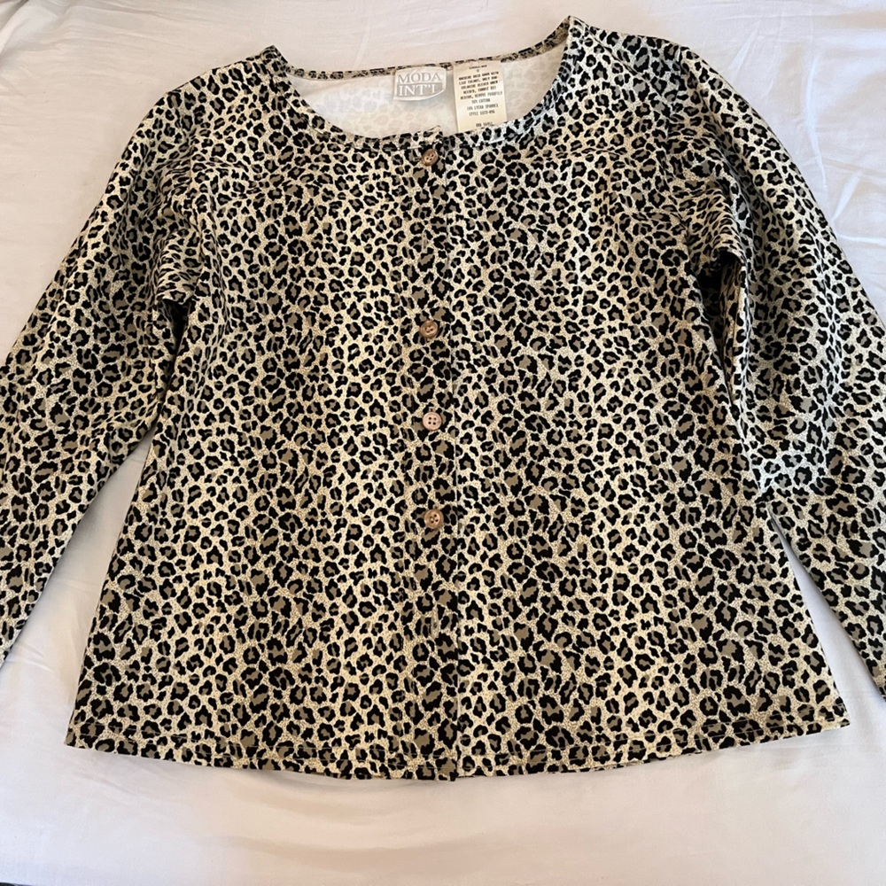 Leopard Animal Print Crop Top